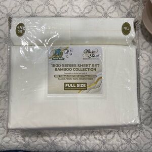 Marc Staci Bamboo Collection Sheet Set - Cream